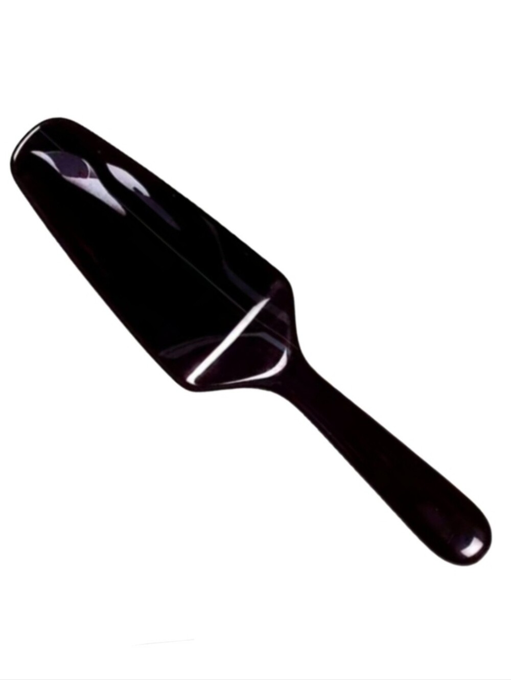 Mikasa Galleria Vintage Black Opus Pie Cake Server Calla Lily 80s Gothic